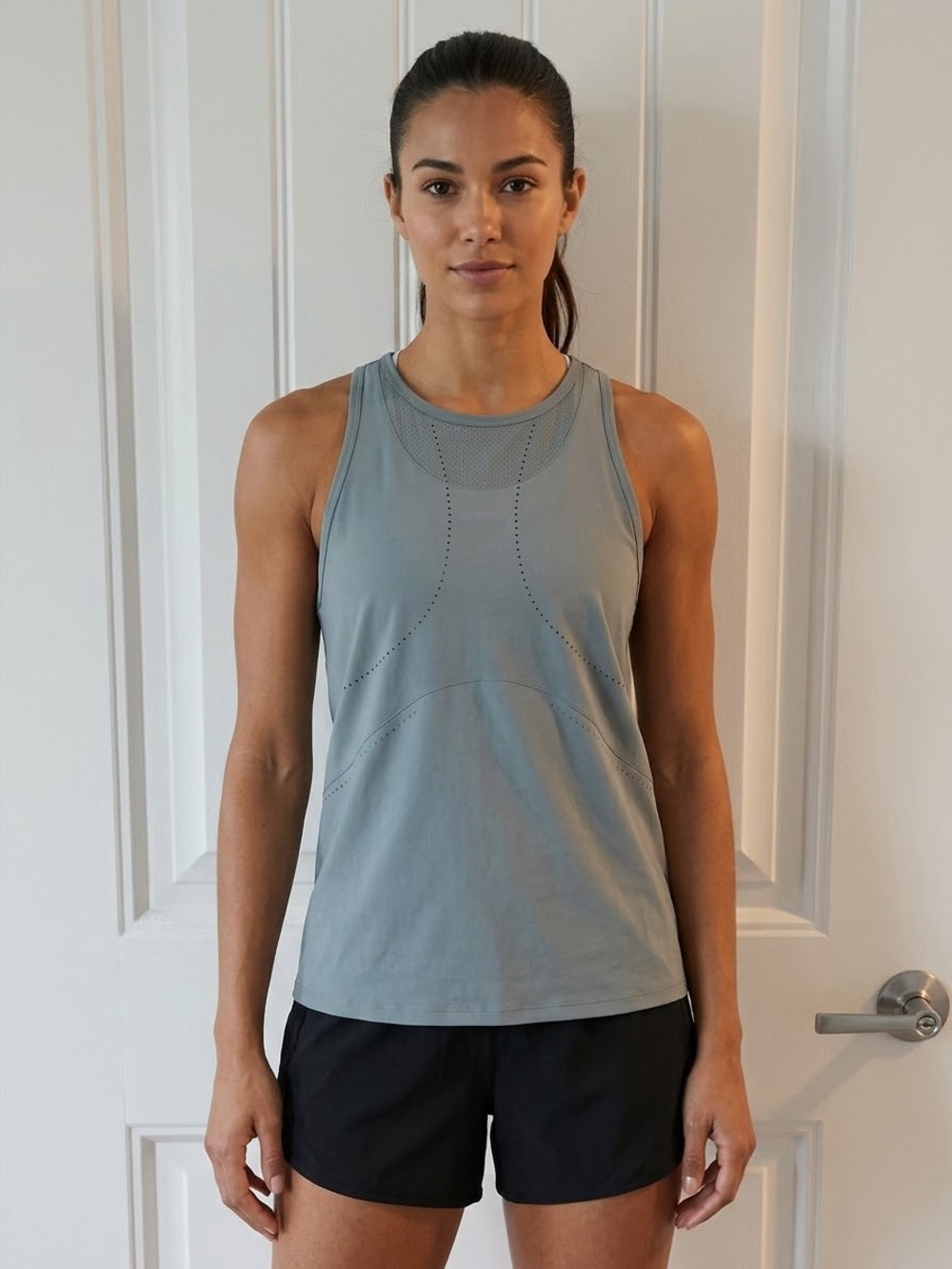 Lululemon- Women's Grey Sleeveless Performance Tank Top
